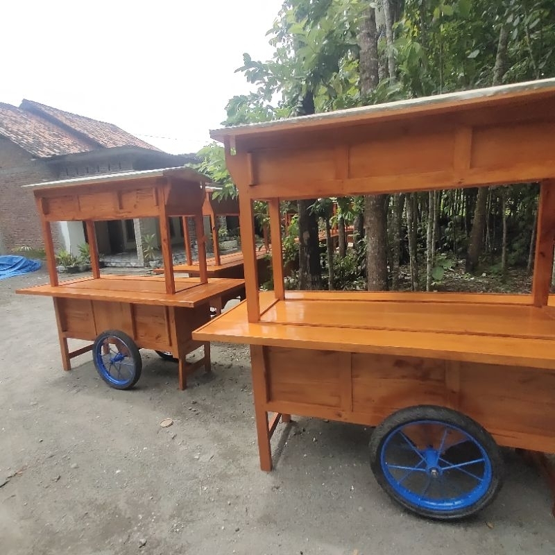 gerobak angkringan sama roda