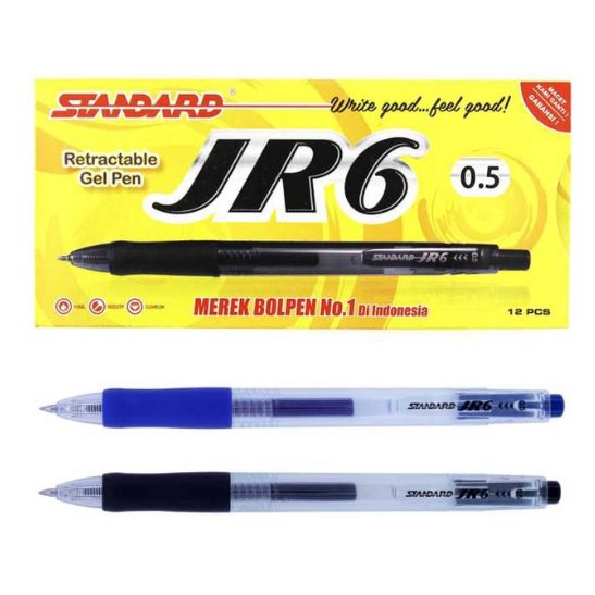 

Standard Pen - JR6 0.5 Pulpen Alat Tulis