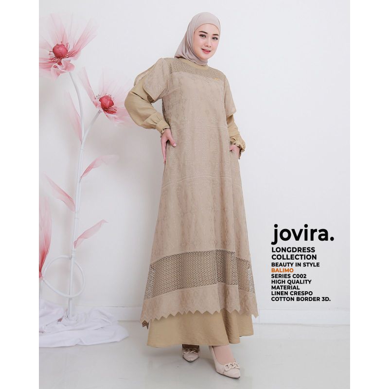 Gamis Dress wanita Terbaru Jovira long Dress by Balimo