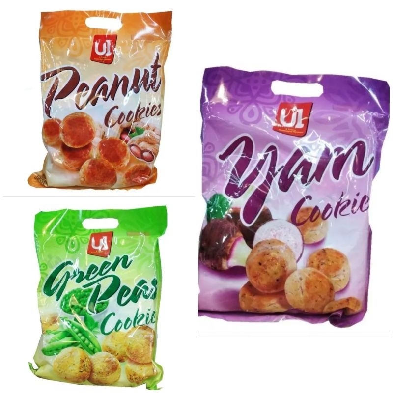 

Ui Cookies 350g kukis yam greenpea peanut