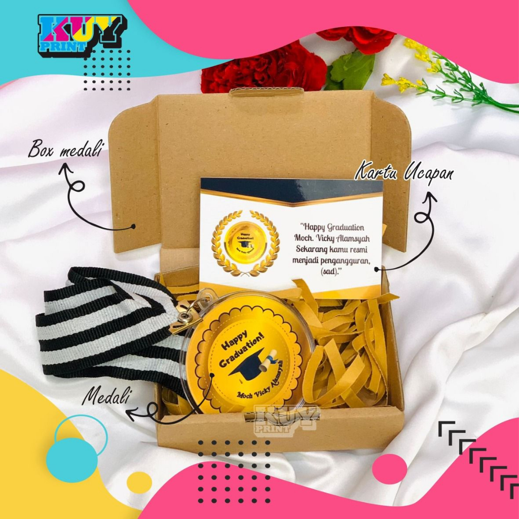 MEDALI CUSTOM / MEDALI MURAH / PIAGAM CUSTOM / MEDALI WISUDA