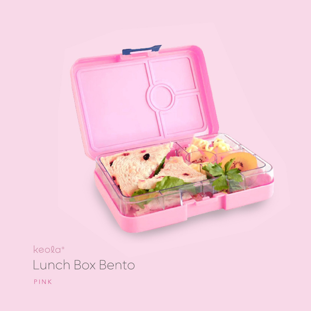 T24 - Keola Lunch Box Bento Tritan High Grade | Bento Box Anak | Tempat bekal makan Anak Food Grade