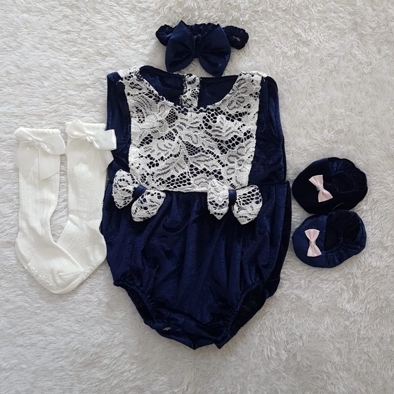 baju bayi newborn Lace Set