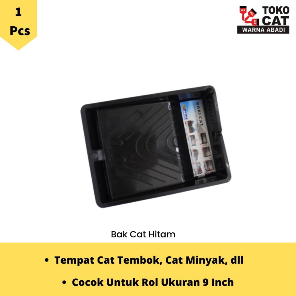 BAK CAT HITAM - TEMPAT ROLL CAT