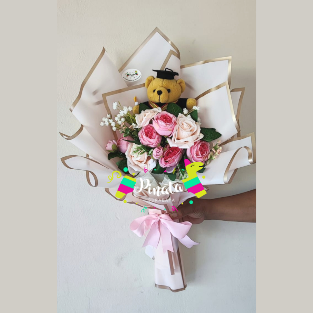 Buket Bunga Surabaya Wisuda Graduation Flower Bouquet tk anak