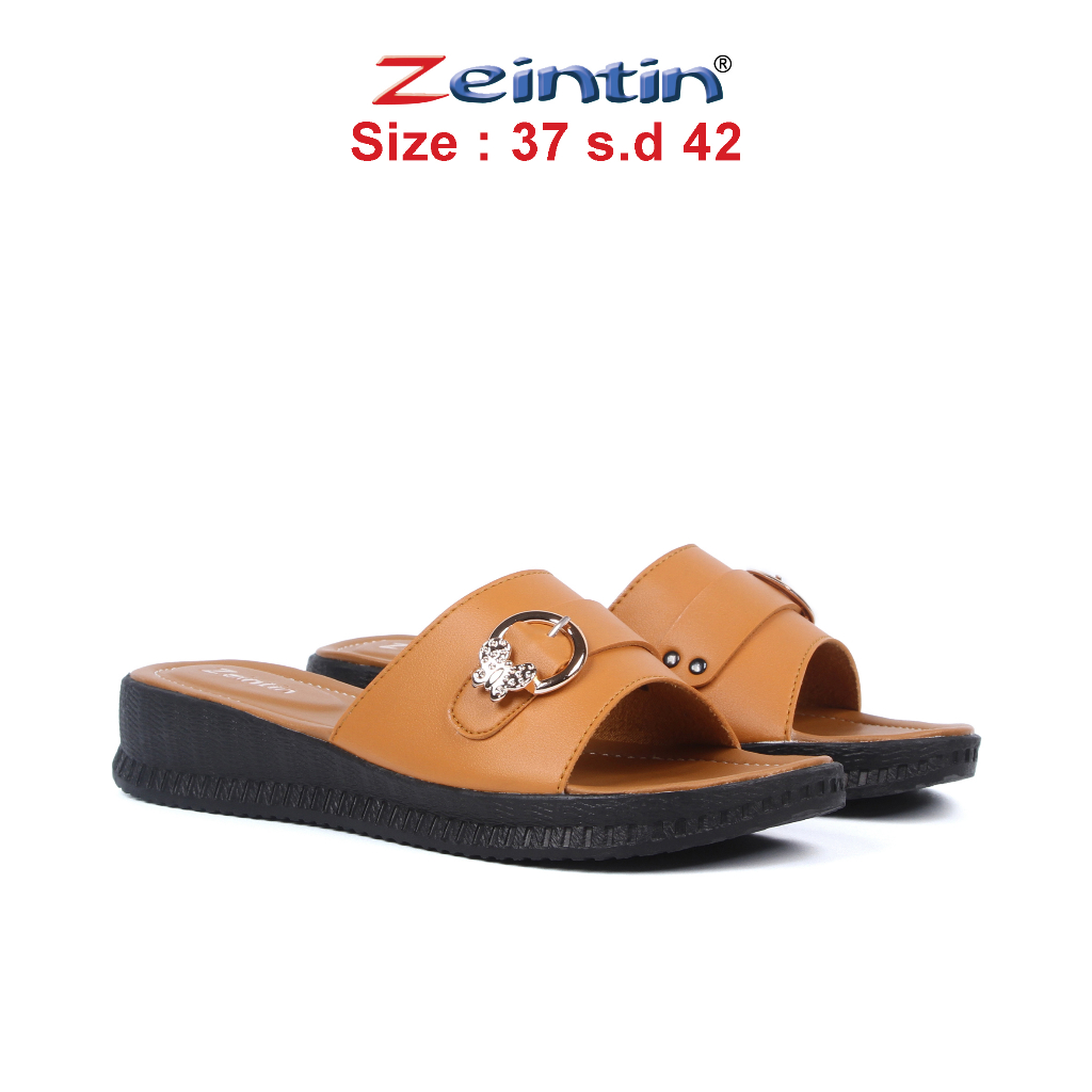 Zeintin - Sandal Wanita | Sandal  Slip On Jepit | Sandal Wanita Wedges Model Baru Original Zeintin HP