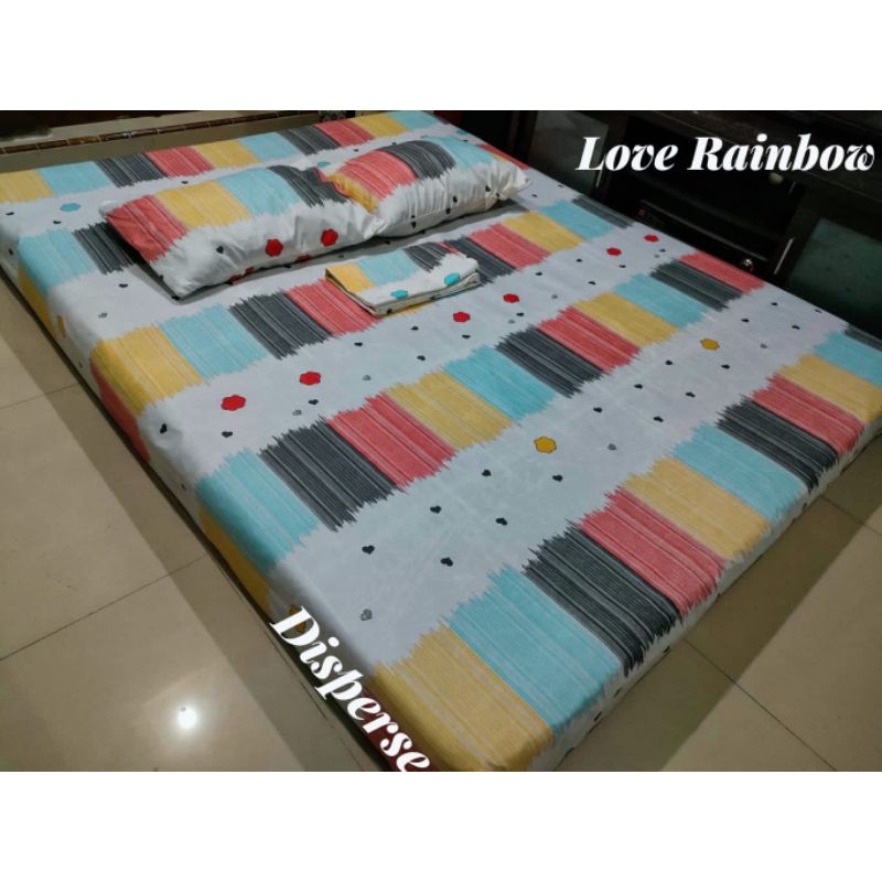 Sprei Love Rainbow Tinggi 30