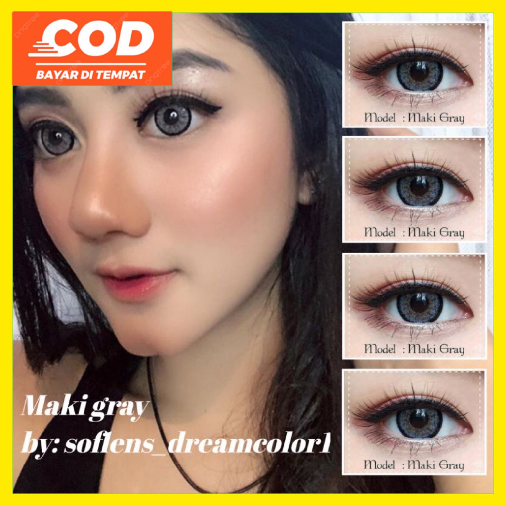 SOFTLENS MAKI GRAY | Softlens Maki Soflens Maki gray Softlens Dreamcolor Soflens maki Soflen maki