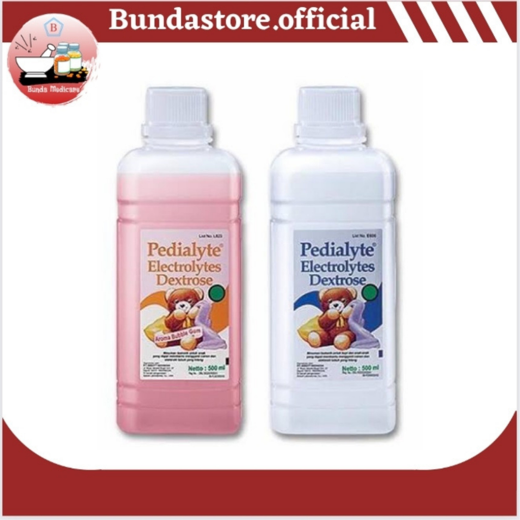 Pedialyte Electrolytes Dextrose 500ml untuk Dehidrasi karena Diare