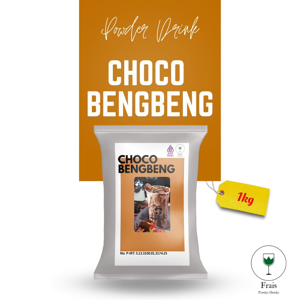 

BUBUK MINUMAN RASA CHOCO BENGBENG 1KG / SERBUK MINUMAN ANEKA RASA / BUBUK MINUMAN KEKINIAN / MINUMAN INSTAN / DRINKS POWDER / SERBUK MINUMAN BOBA