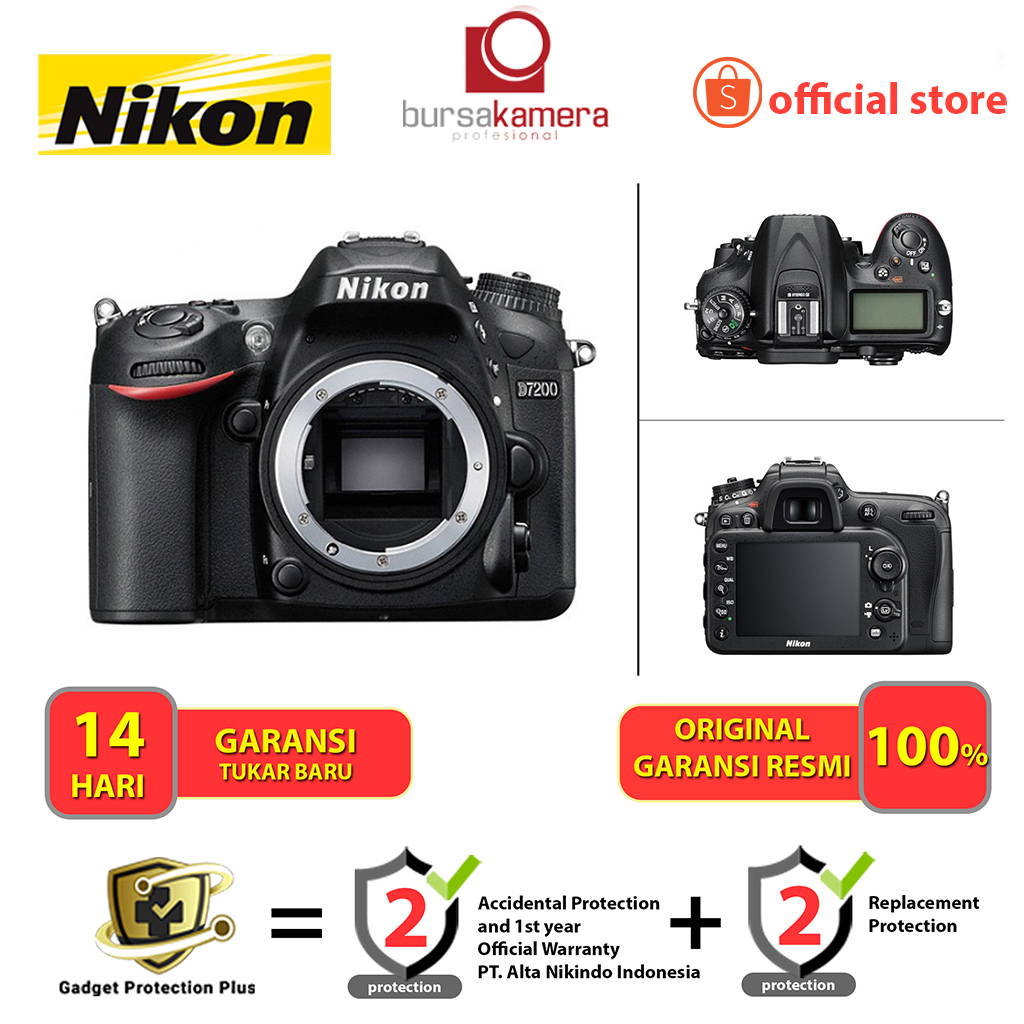 Nikon D7200 DSLR Camera (Body Only)