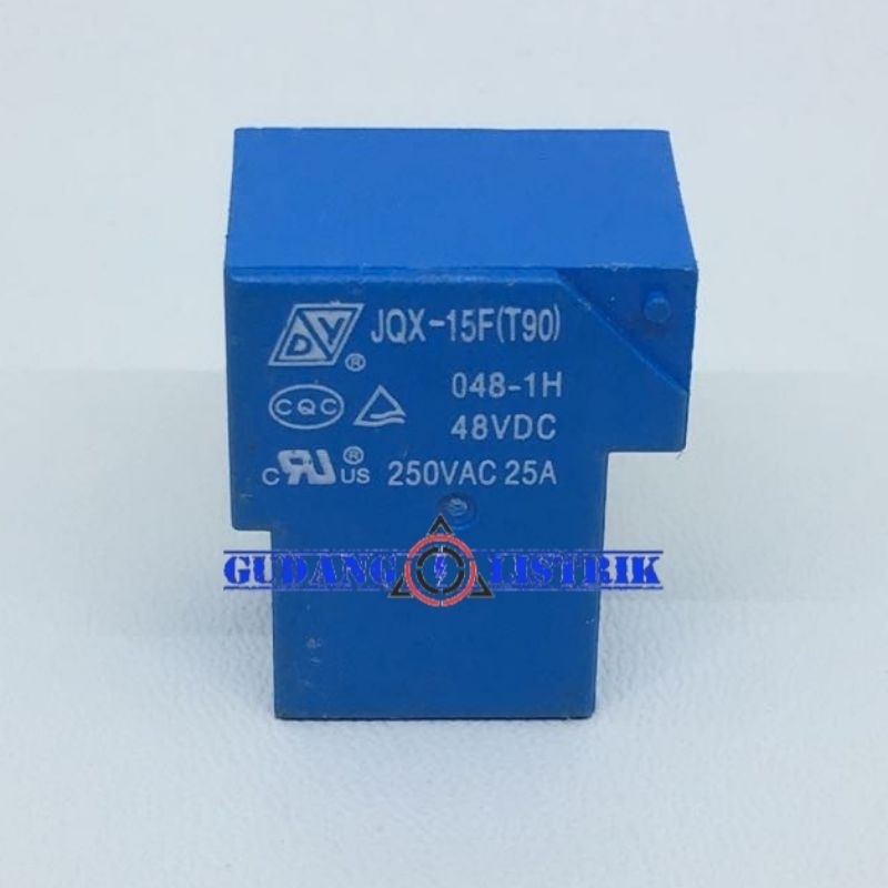 Relay Songle 5 Pin 48 Volt 25A Copotan New JQX-15F(T90)