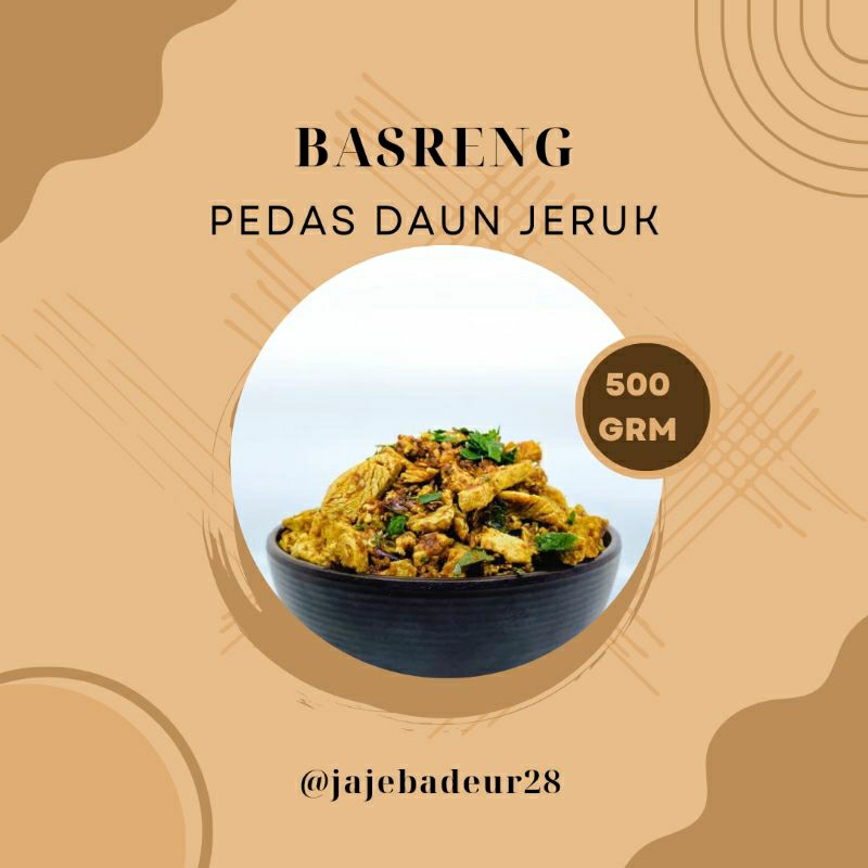 

BASRENG PEDAS DAUN JERUK 500 GRM