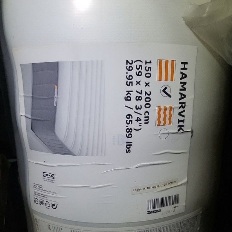 kasur pegas /kasur per/kasur spring bed hamarvi K150x200