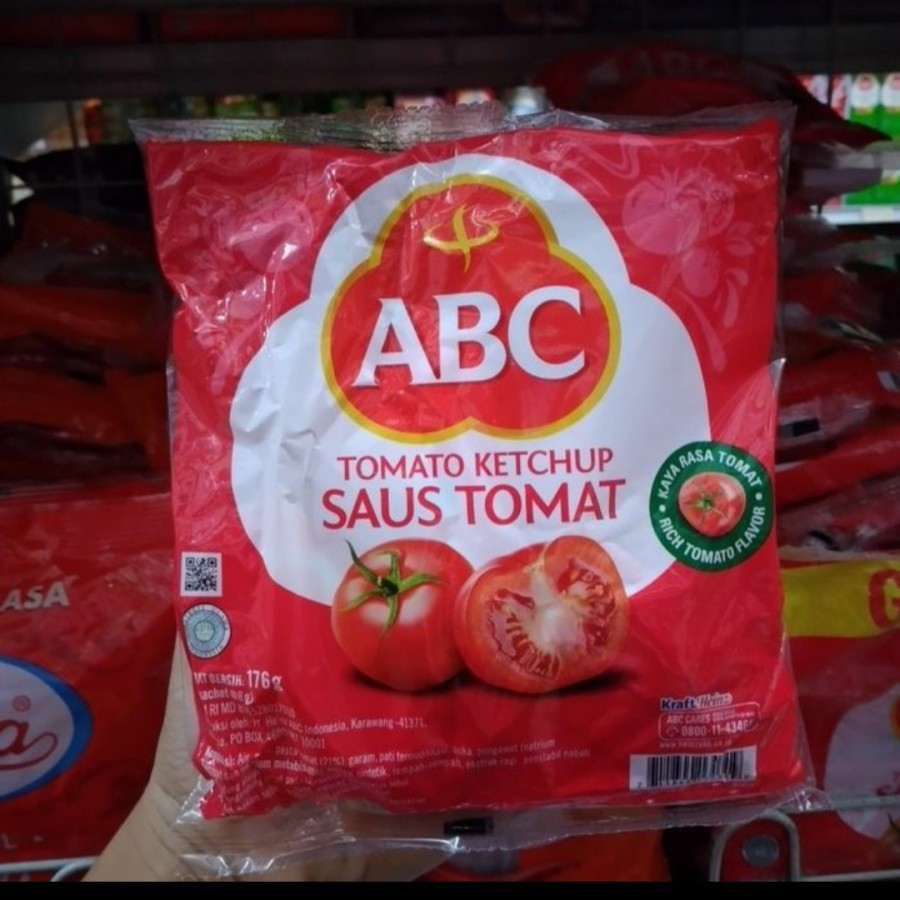 

ABC SAUS TOMAT 176GR X 22PC KEMASAN SACHET DARI TOMAT SEGAR U/ MAKANAN