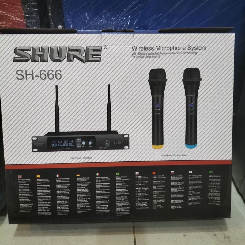 Microphone Wireless SHURE SH-666