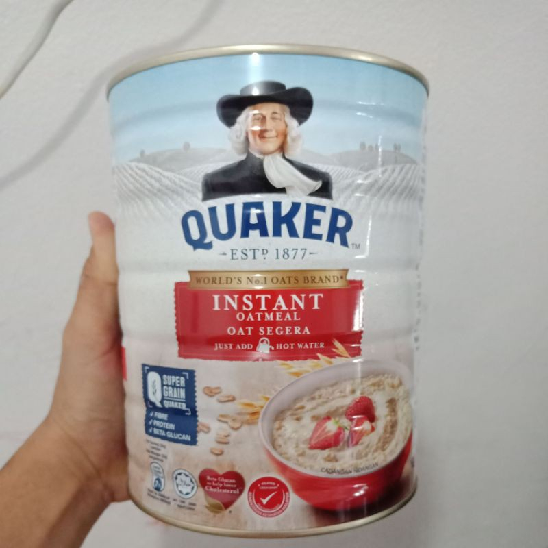 

Quaker malaysia Instant Oatmeal sereal oat meal 800gr high fibre impor malaysia