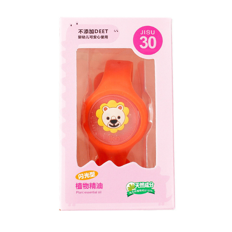 HIPPO LAND WBS COD Gelang Bentuk Jam Tangan Bayi Clip Anti Nyamuk Anak Karakter kartun Lucu Anti Air 150