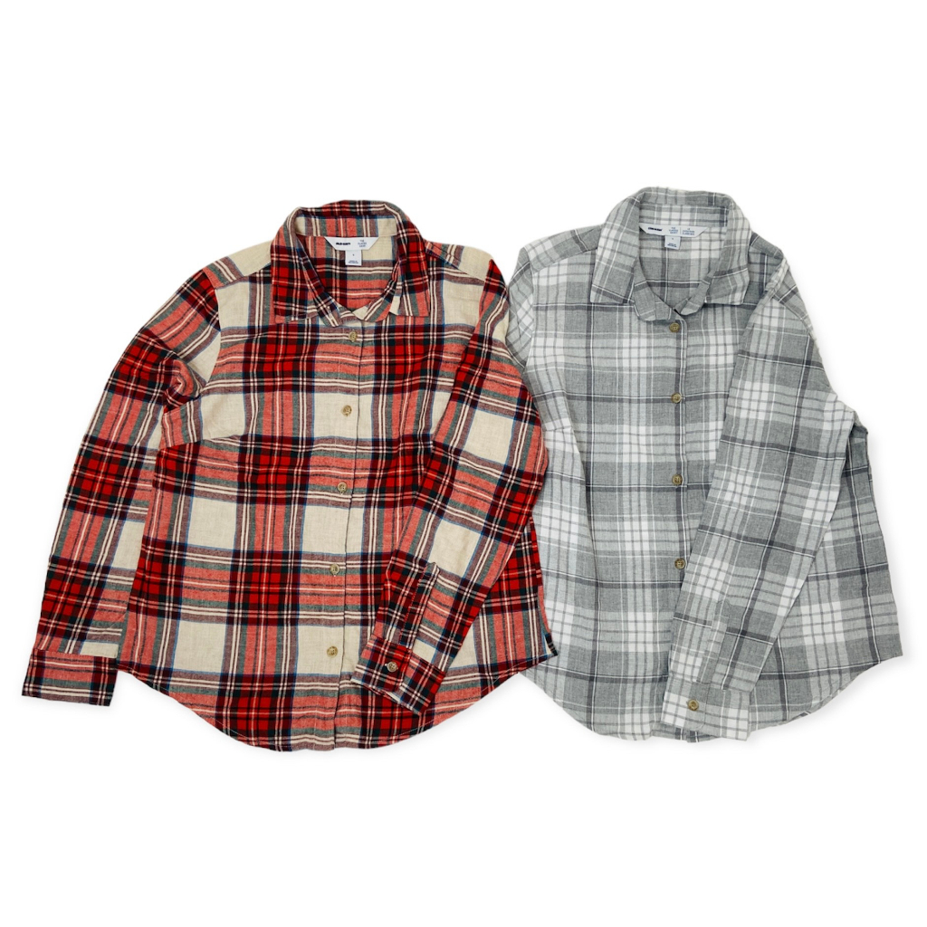 Old Navy Plaid Flannel Collection