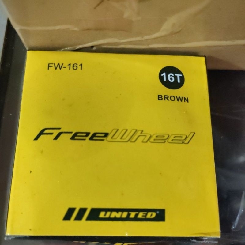 Freewheel gir belakang sepeda 16 T United model drat