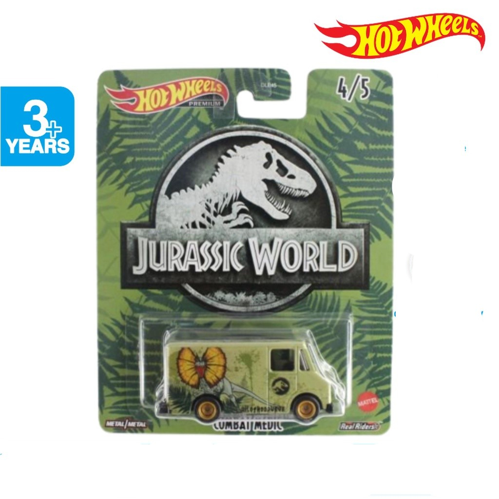 Hot Wheels Jurassic World HW  - Mainan Mobil Balap