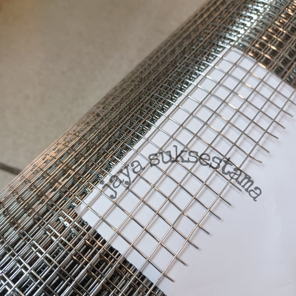 Kawat Loket Stainless SS 304 6mm x 6mm - Kawat Ram 1/4" inch Dia 0.8mm