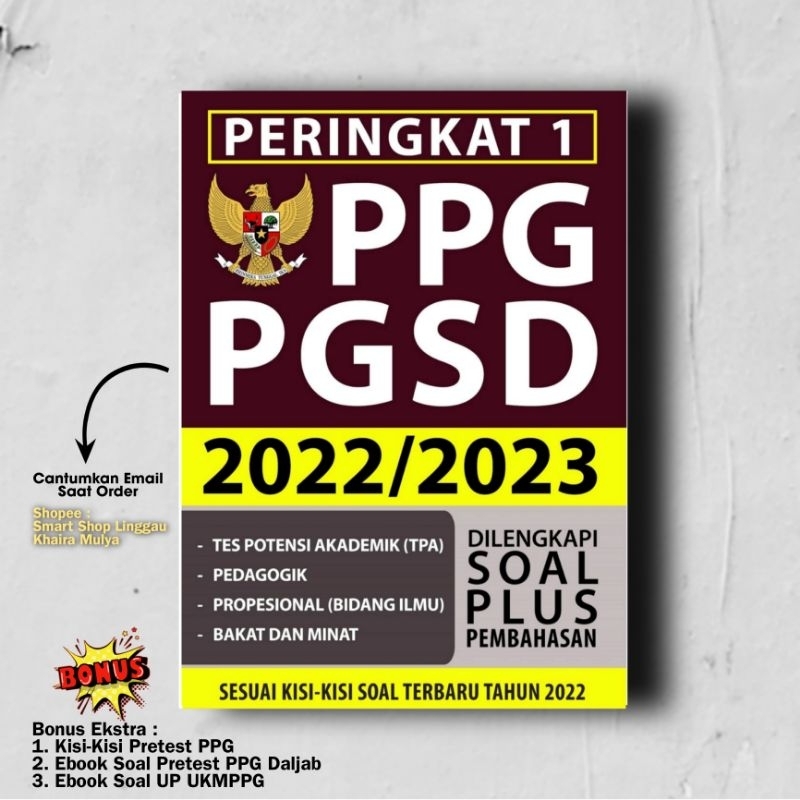 

KISI-KISI SOAL TES PPG PGSD 2023