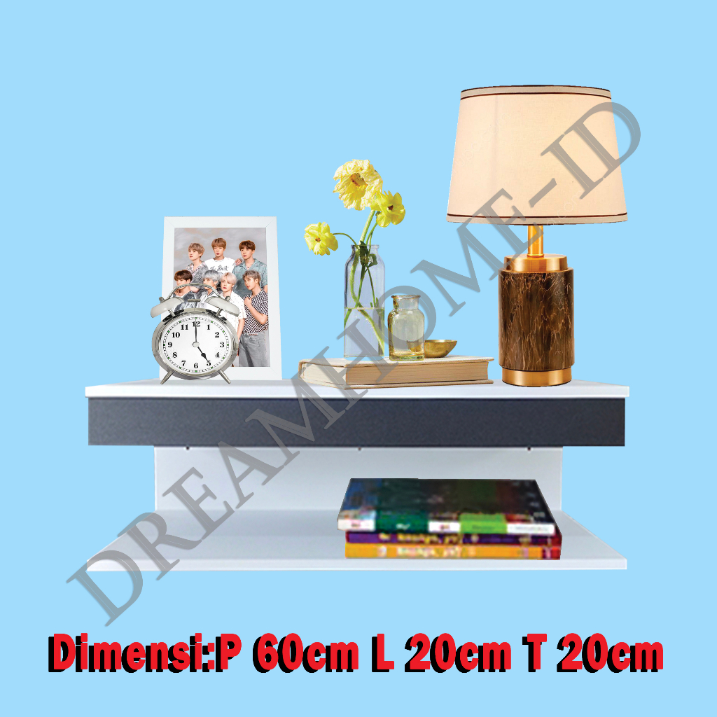 Nakas Gantung / Nakas Gantung Minimalis / Nakas / Nakas Minimalis / Rak Nakas Laci Minimalis - AD35