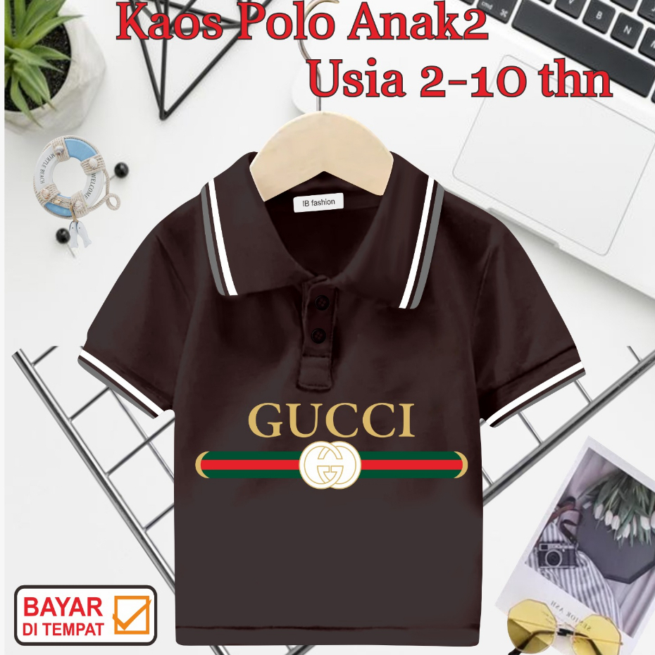 ((IB))KAOS ANAK2 KERAH POLO/QUCC1 DIGITAL SABLON