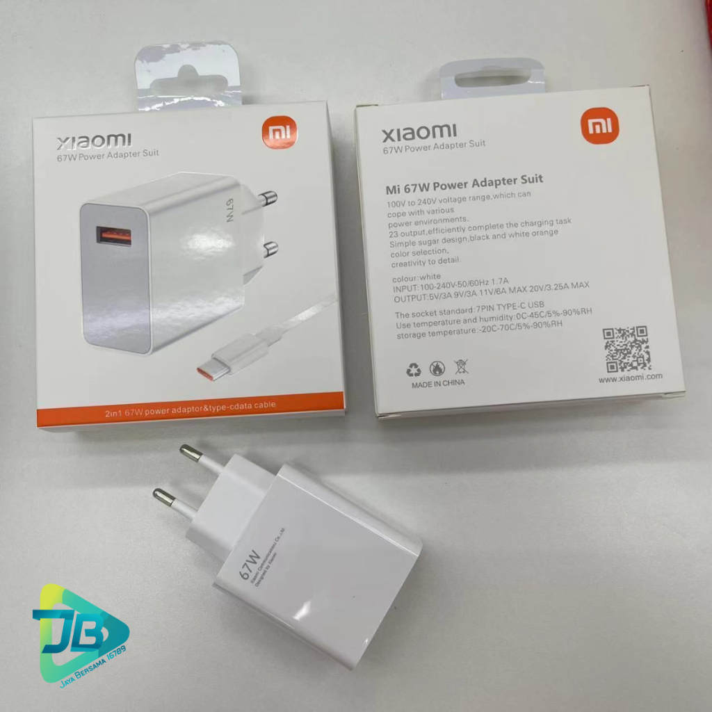 Charger Cashan tc ORIGINAL 100% XIAOMI 67W TURBO CHARGER Redmi note9 9pro 10 10 prO 11 11 pro 12 12 pro 9a 9c 9 10 10a 10c 12c 11 Poco F4 X3 JB9103