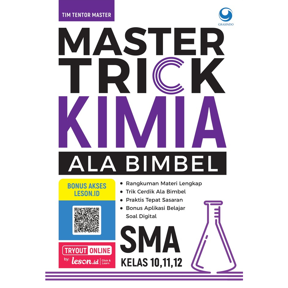 

Gramedia Banjarbaru - Master Trick Kimia Ala Bimbel untuk SMA Kelas 10, 11, 12