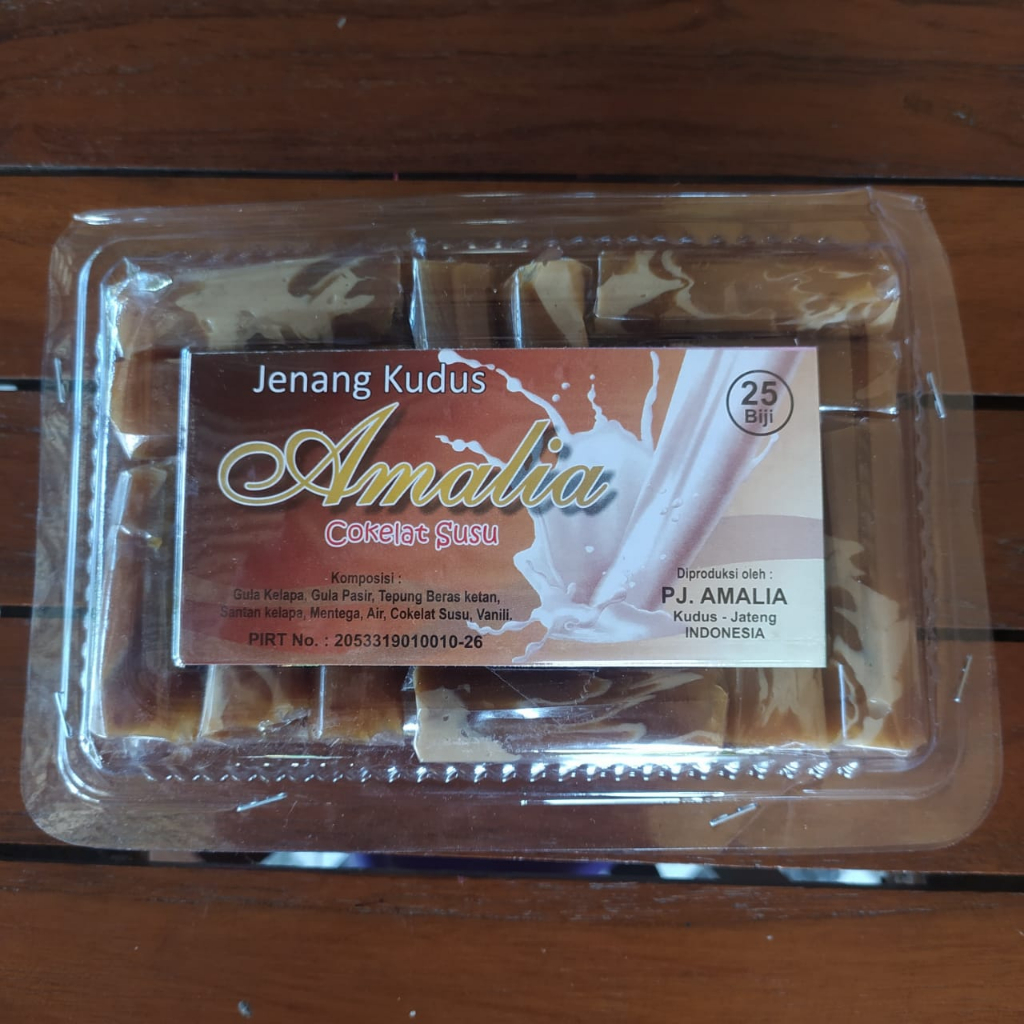 

Jenag Kudus / Jenang Kudus Mubarok Rasa Cokelat Susu / Jenang Mubarok