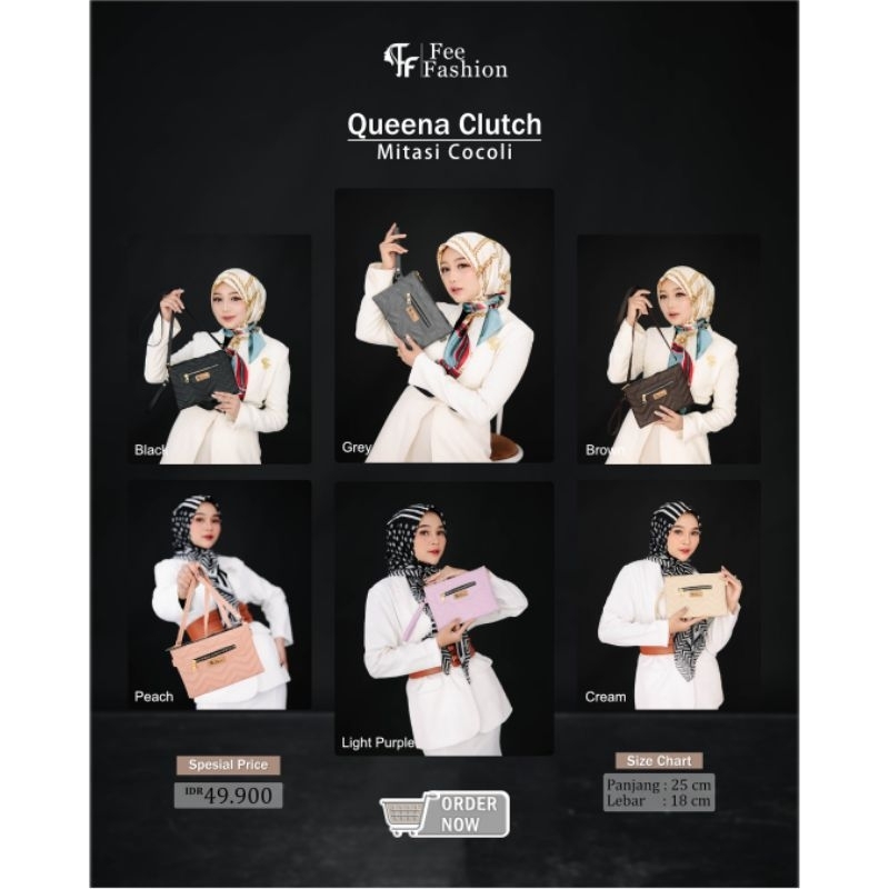 Queen CLUTCH//By fee fashion//TERBARU