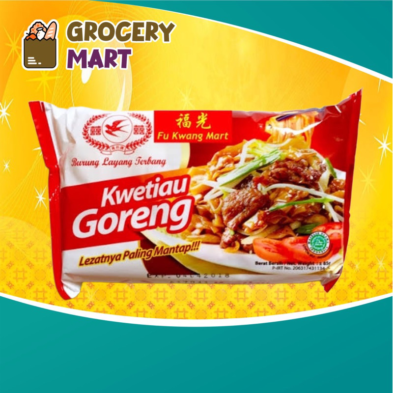 

Kwetiau Goreng Burung Layang Terbang 85 gr Kwetiaw Goreng Instant