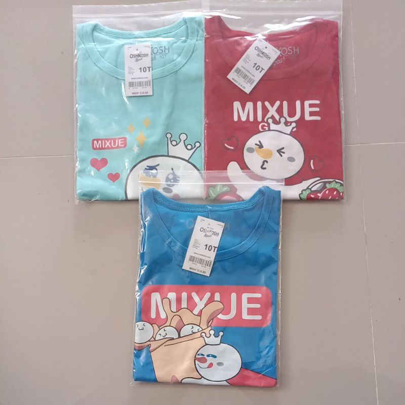 Kaos Anak Mixue boy &amp; Girl 2-10