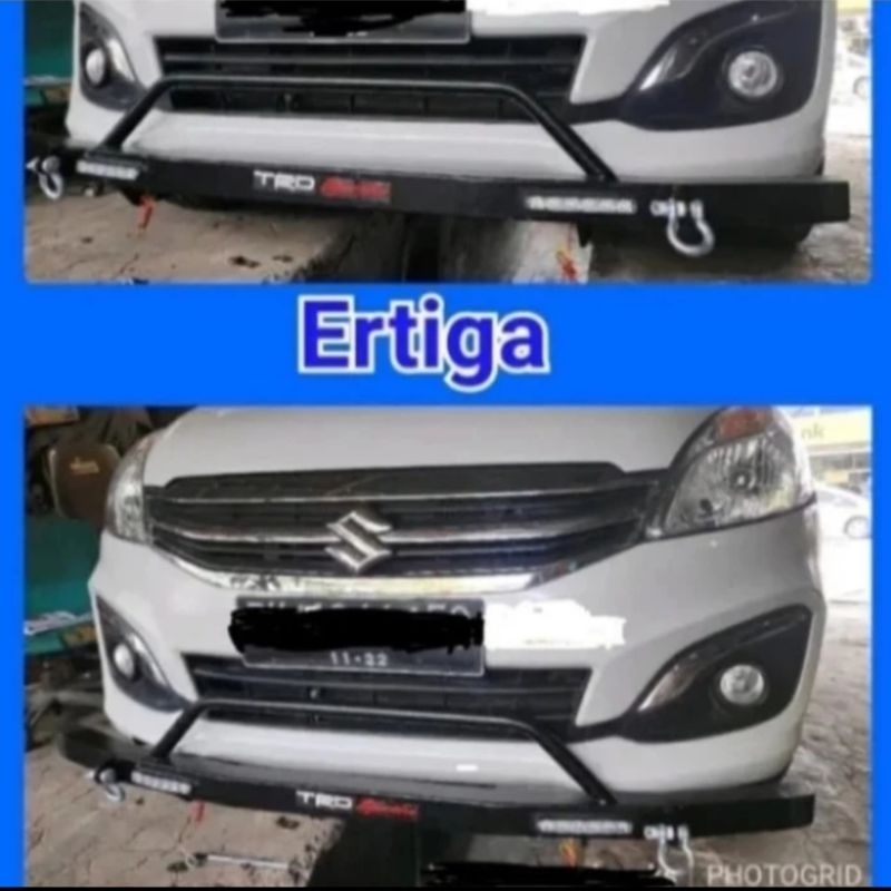 Tanduk Towing ARB Besi LED/Pengaman Bemper Depan All New Ertiga 2018
