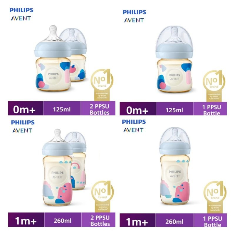 AVENT NATURAL PPSU / BOTOL SUSU BAYI PPSU 125ML / 260ML / PPSU RESPONSE