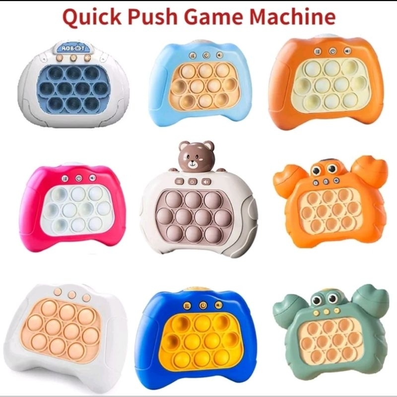 MAINAN POP IT ELEKTRONIK PUSH BUBBLE GAME / POP IT ELEKTRIK ELECTRIC FAST PUSH VIRAL