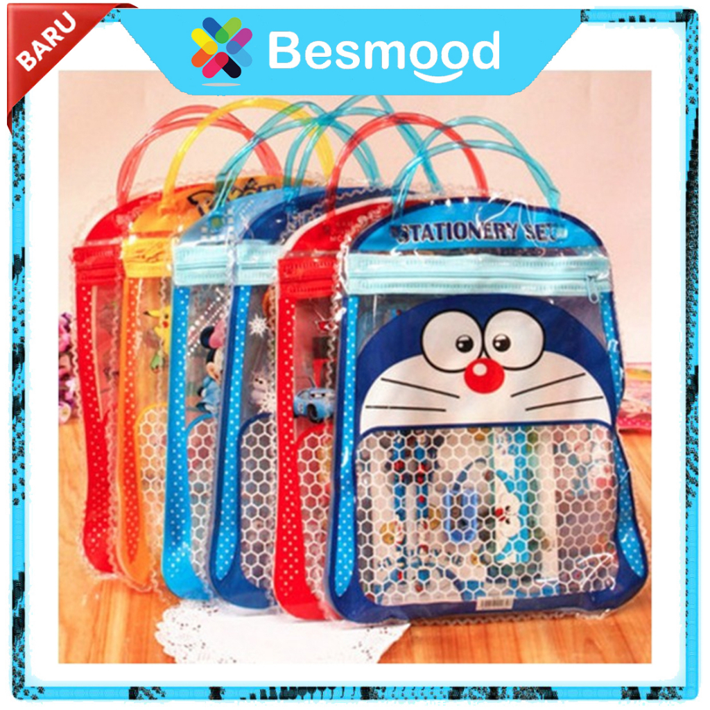 

Besmood Stationery Set Free TAS 7 in 1 Alat Tulis Set TAS Paket Alat Tulis STY05