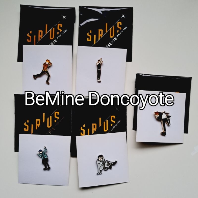 SHINEE TAEMIN OFFICIAL JAPAN SIRIUS CONCERT PIN BADGE