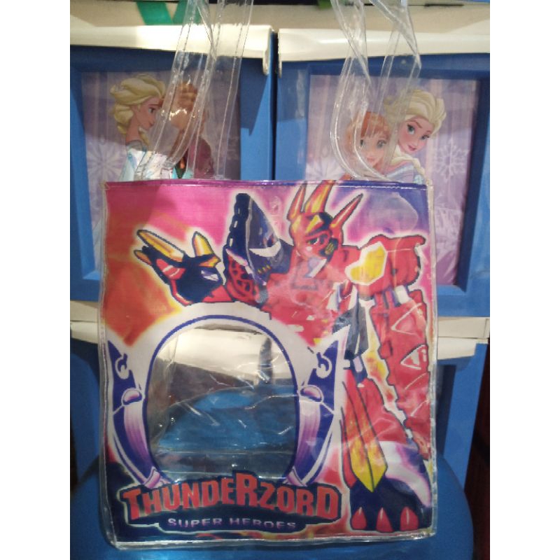 

tas mika transparan gambar print