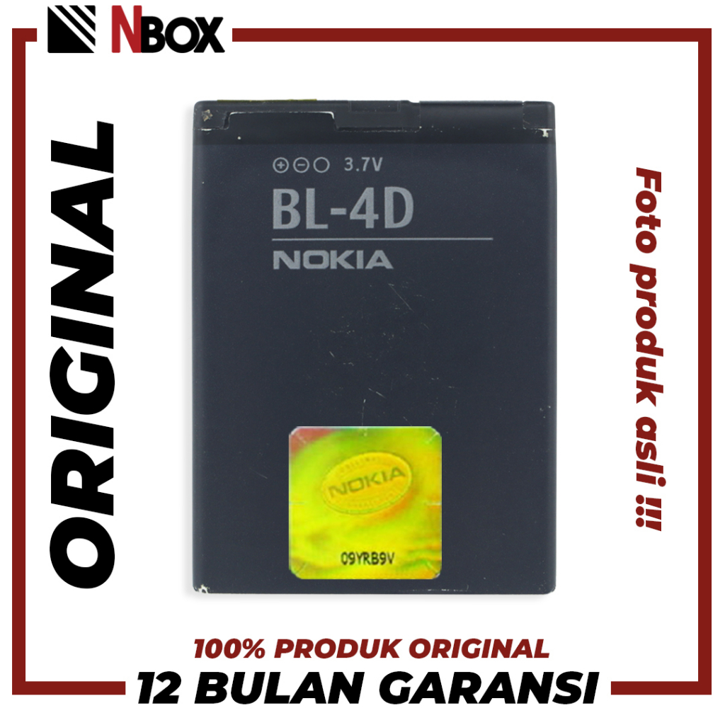 [GARANSI 100% ORIGINAL] Baterai  Nokia N97 / N97 Mini / E5 / T7 / E7 / N95 / BL 4D  Batrai Batere Ba