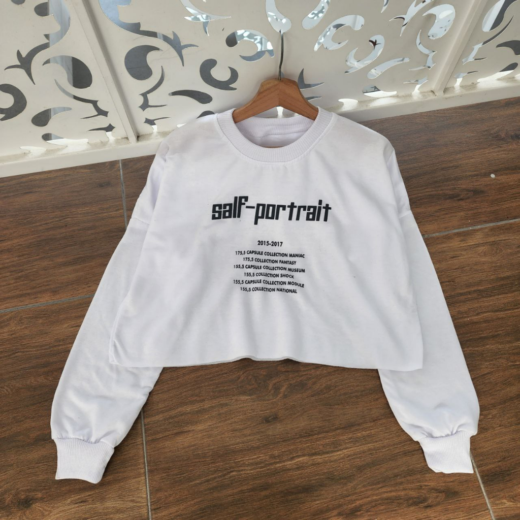 [ COD PROMO ] SWEATER SELF POTRAIT CROPTOP / SWEATER CROPTOP / SWEATER WANITA TERBARU / OOTD REMAJA KEKINIAN / OOTD HIJAB