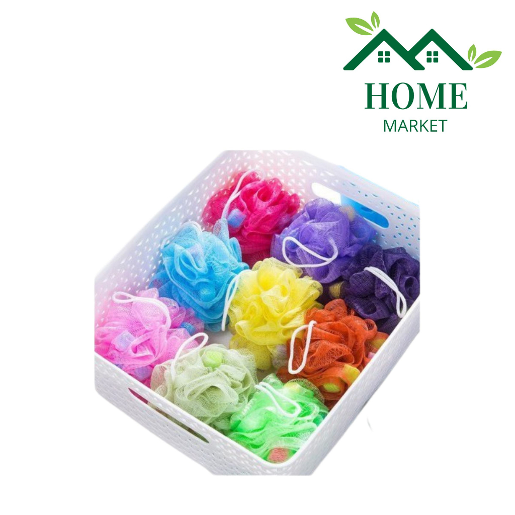 SPONS JARING MANDI MINI / SHOWER PUFF / SPONS MANDI GOSOK