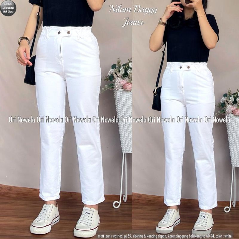 NILAM BAGGY JEANS ORI BY NOWELA