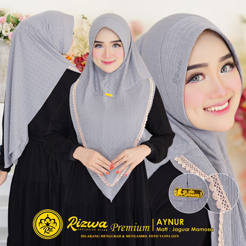 Hijab Instan Renda Aynur By Rizwa