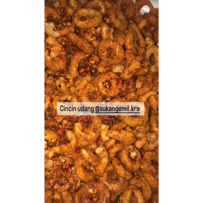 

cincin udang pedas