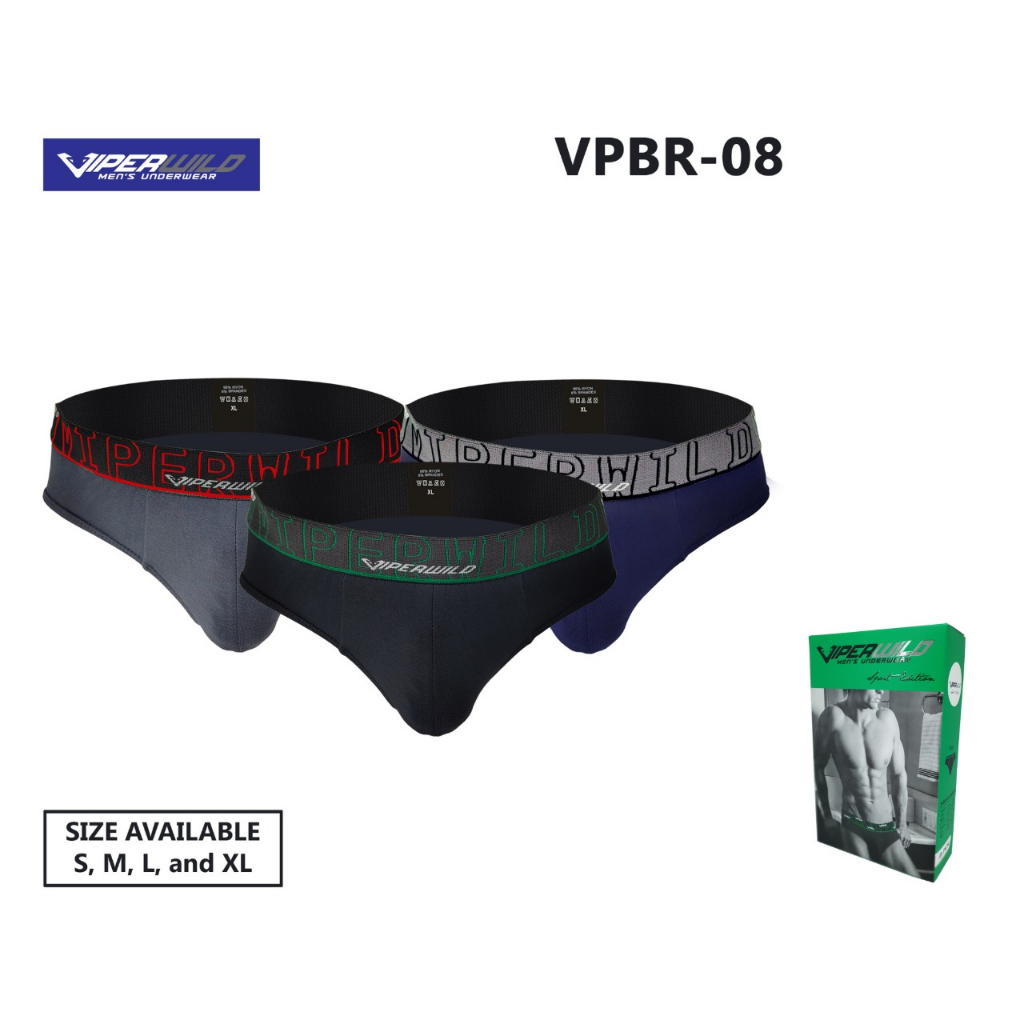 PROMO!!! Celana Dalam Pria isi 3 pcs “ Viperwild” VPBR - 08