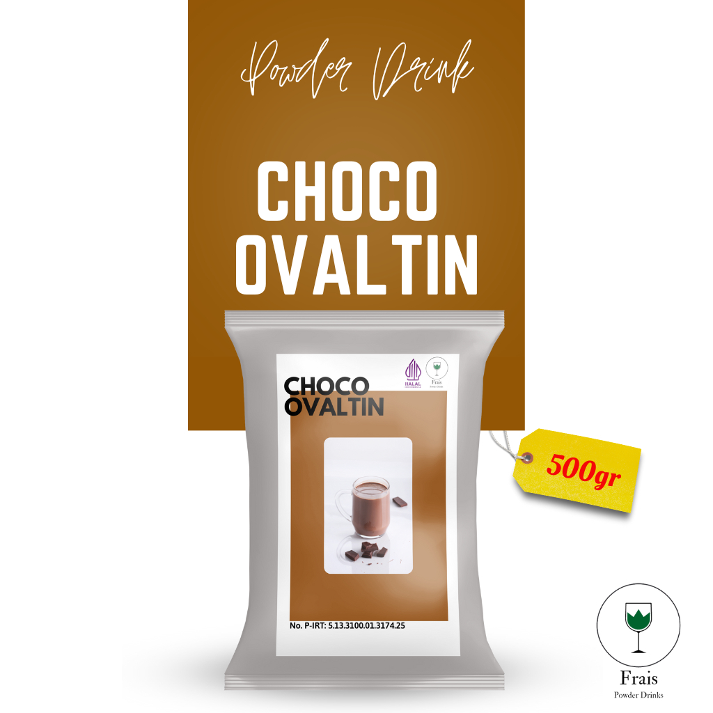 BUBUK MINUMAN RASA CHOCO OVALTIN 1KG / SERBUK MINUMAN ANEKA RASA / BUBUK MINUMAN KEKINIAN / MINUMAN INSTAN / DRINKS POWDER / SERBUK MINUMAN BOBA