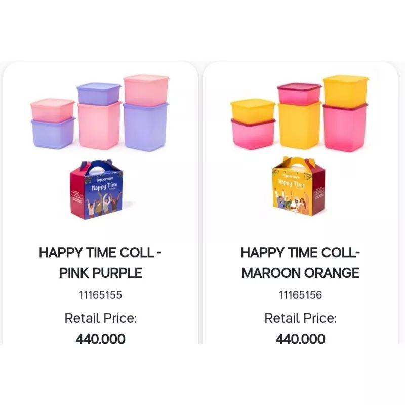 Happy Time Collection with gift box toples kado mewah